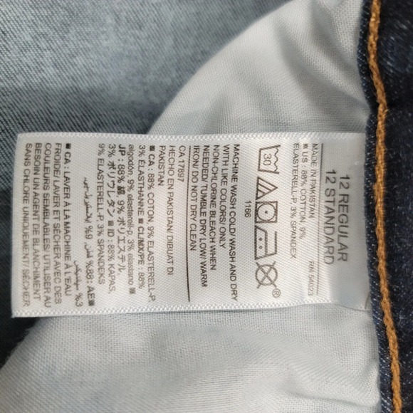 Old Navy Jeans Womens 12 Blue‎ Denim Rockstar Super Skin Mid Rise Pockets Casual - Picture 6 of 11